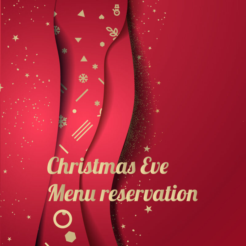 Christmas Eve Menu reservation 2023