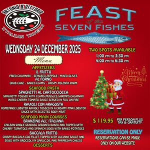 Reservation Deposit Feast of the Seven Fishes